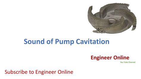 centrifugal pump sound|pump noise interpretation.